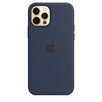 Силиконов гръб ТПУ High Quality Silicone Case за Apple iPhone 12 6.1 / Apple iPhone 12 Pro 6.1 тъмно син 